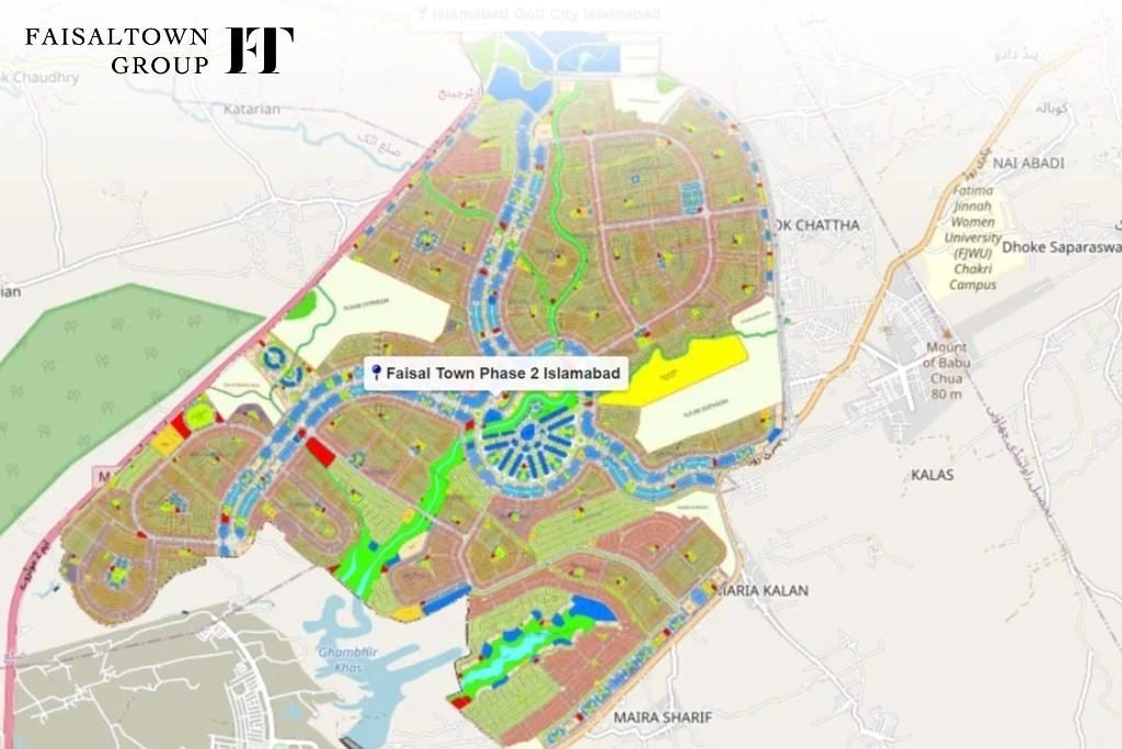 Faisal Town Phase 2 master plan
