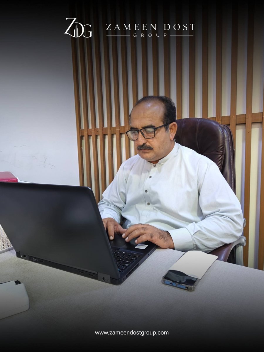 Zameen Dost Group consultant at work